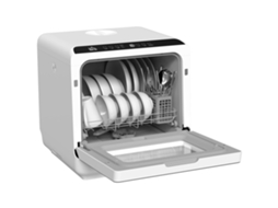 Lava louças de Mesa 6l, 5 Programas, Led, Secagem, Branco