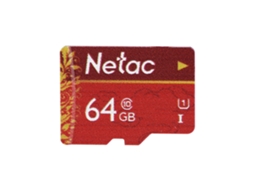 Cartão de Memória Netac P500 China Red 64g Alta Velocidade Class10 Uhs i Cartão Tf EOOCOO (para Câmeras, para Celulares)