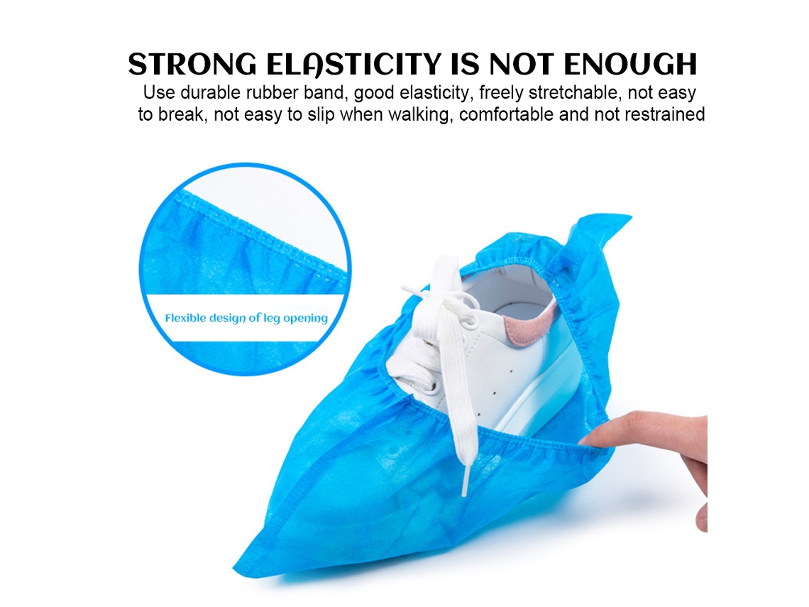 Disposable Shoe Covers (non-slip And Breathable) Eoocoo