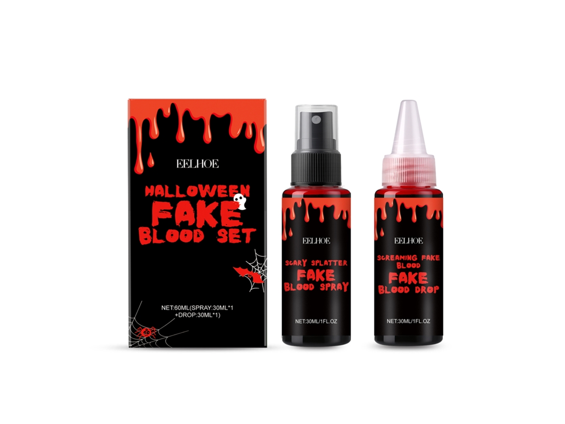 Sangue Falso Realista Halloween Simulação