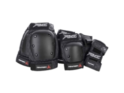 Kit de proteção completa Tempish Rimz de 3 peças, unissex, preto, urbano