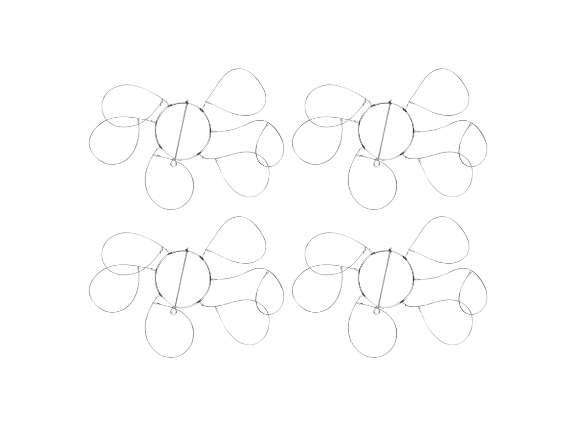 Armadilha de Caranguejo Aço Inoxidável 4pcs