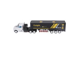 Primerox caminhão Semi com Reboque Controle Remoto 1/32 Brinquedo com Luz e Som para Meninos