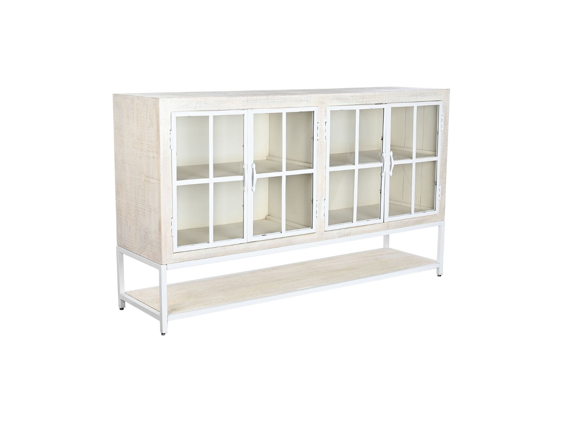 Aparador DKD HOME DECOR DKD Home Decor 170 x 45 x 100 cm Metal Branco Madeira de mangueira