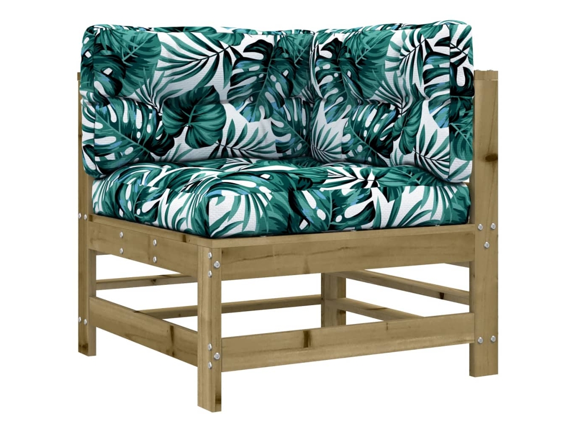 Corner Sofa, Corner Sofas Vidaxl Marrom Madeira De Pinho Impregnada (n/a)