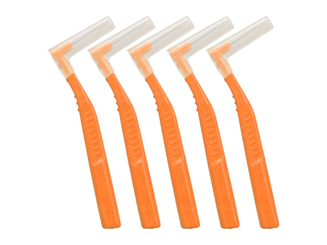 5pcs Escovas Interdentaise em Forma de L S/MARCA