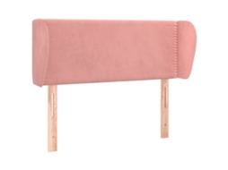 Headboard, Headboards Vidaxl Cor-de-rosa Veludo (103 X 23 X 78/88 Cm)