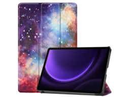 Capa dupla para Samsung Galaxy Tab S10 Fe com estampa de céu estrelado