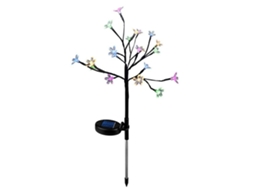 Lâmpada Solar Para Jardim Com Fogo De Artifício À Prova Dágua Para Decoração Natalina