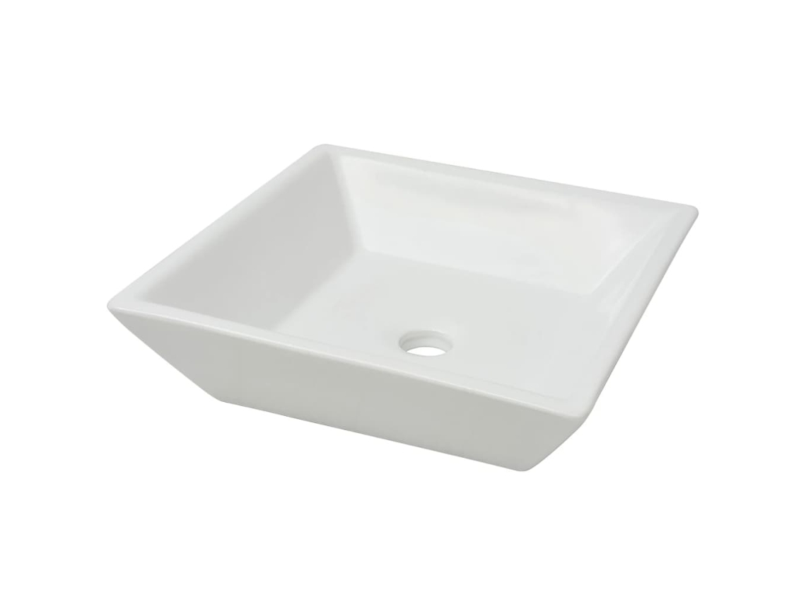 Basin, Basins Vidaxl Branco Cerâmica (n/a)