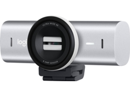Webcam LOGITECH MX Brio (4K - UHD - USB Tipo-C - Pale Grey)