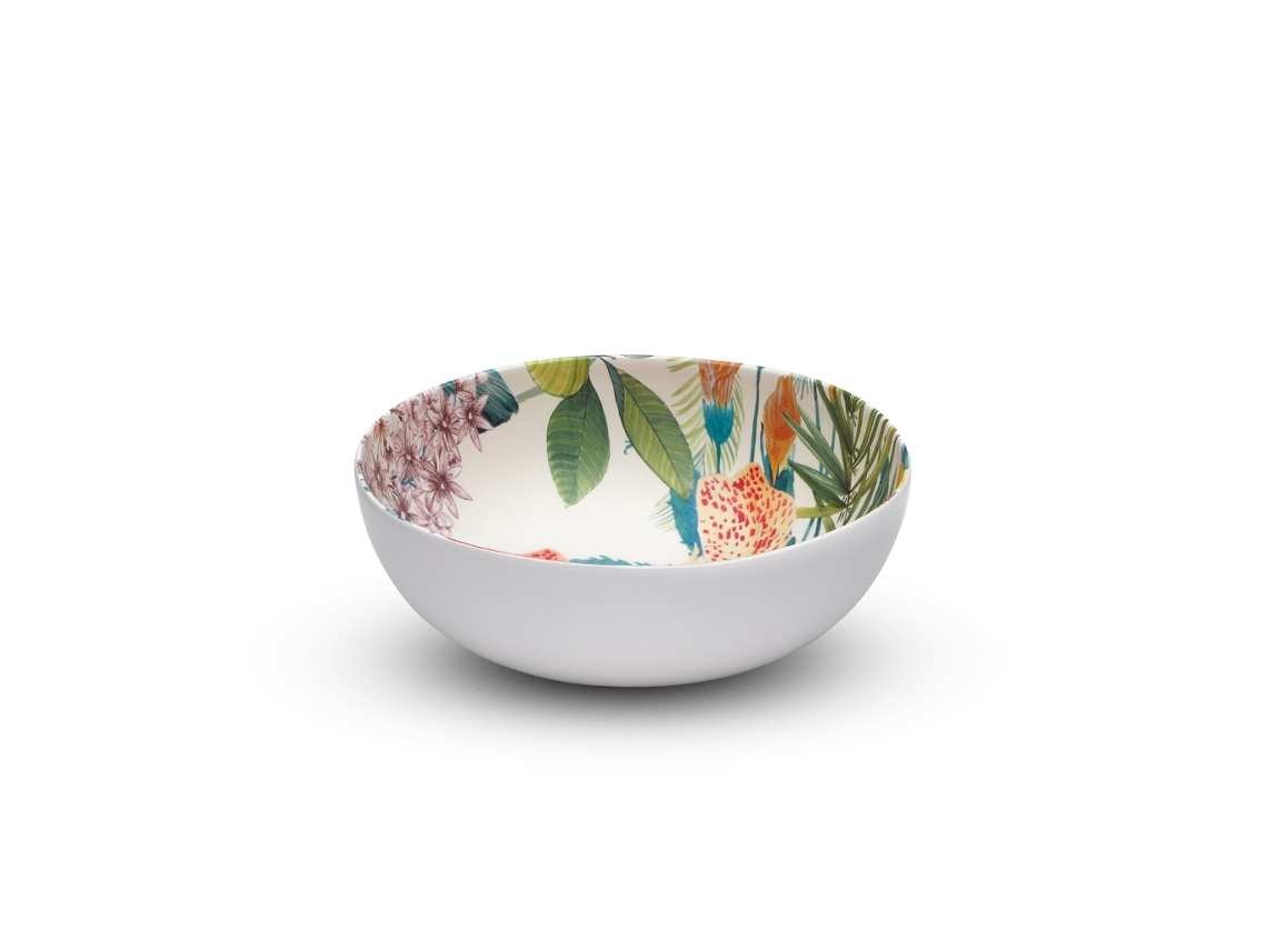 Conjunto de 2 Taças Médias TOUCH MEL Garden em Melamina Inquebrável 15 Cm