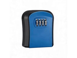Cofre Chaves Eifson Segredo 4 Dígitos 8x4x9.5cm (azul)