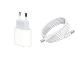 Kit De Carregamento Rápido Pd De 30 W: Adaptador De Alimentação Tipo C Com Cabo De Dados C-para-c De 1.5 Metro