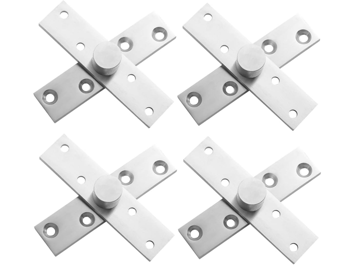 Conjunto De 4 Dobradiças Invisíveis Para Portas, Em Aço Inoxidável,