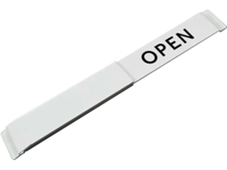 Placa "aberto" Para Porta Comercial - Estilo Moderno, Indicador Decorativo, Horário