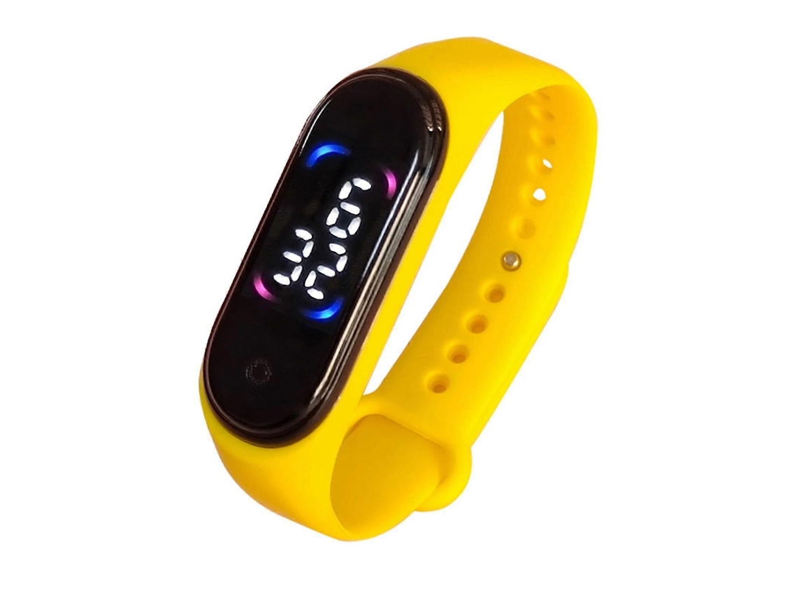 Relógio esportivo digital LED, à prova d'água, com tela sensível ao toque HD, para meninos e meninas. Ly Ebike