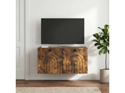 Vidaxl Gabinete De Tv De Parede Carvalho Fumado 59,5 X 31 X 30 Cm