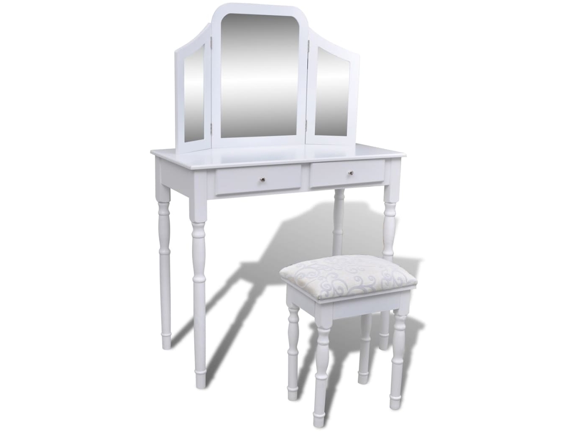 Dressing Table, Dressing Tables Vidaxl Branco Madeira (n/a)