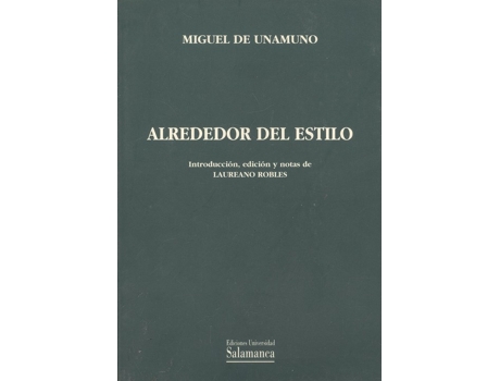 Livro Alrededor Del Estilo de Miguel Unamuno (Español)