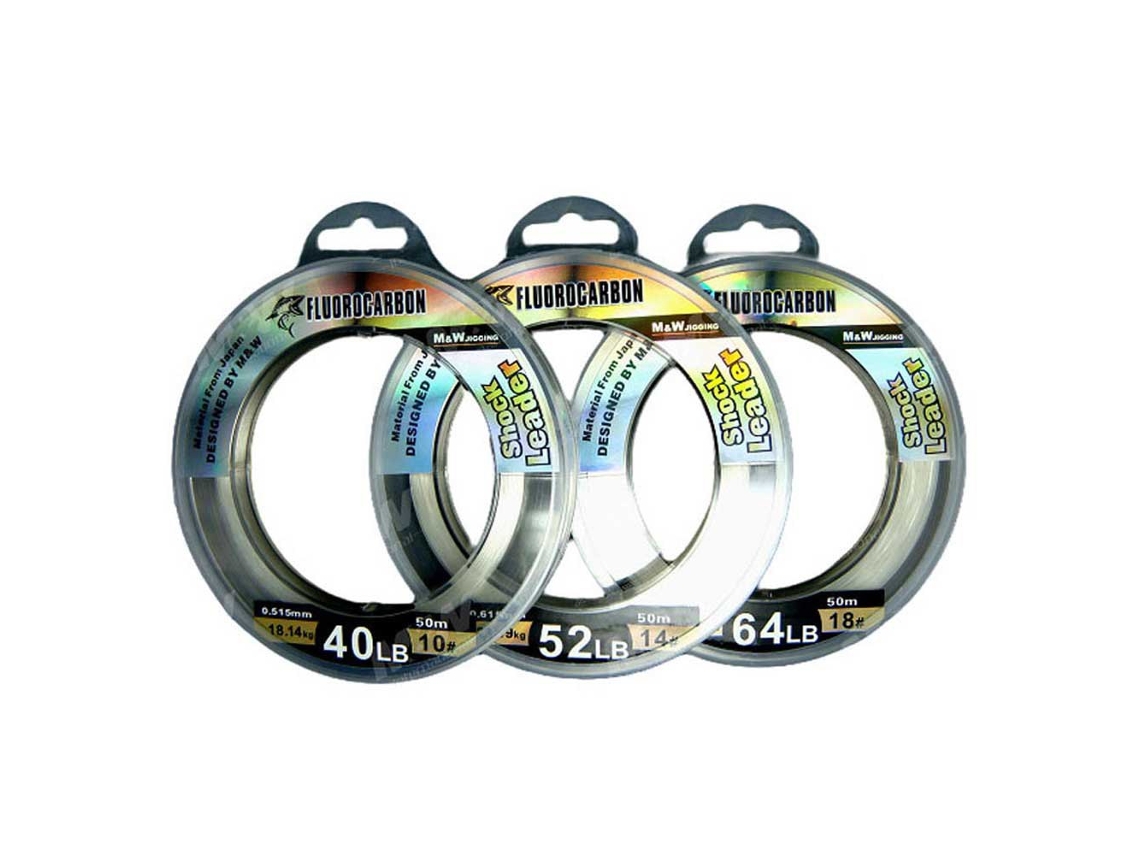 Fluorocarbono Leader 50 M Dourado 0.890 Mmm&W International