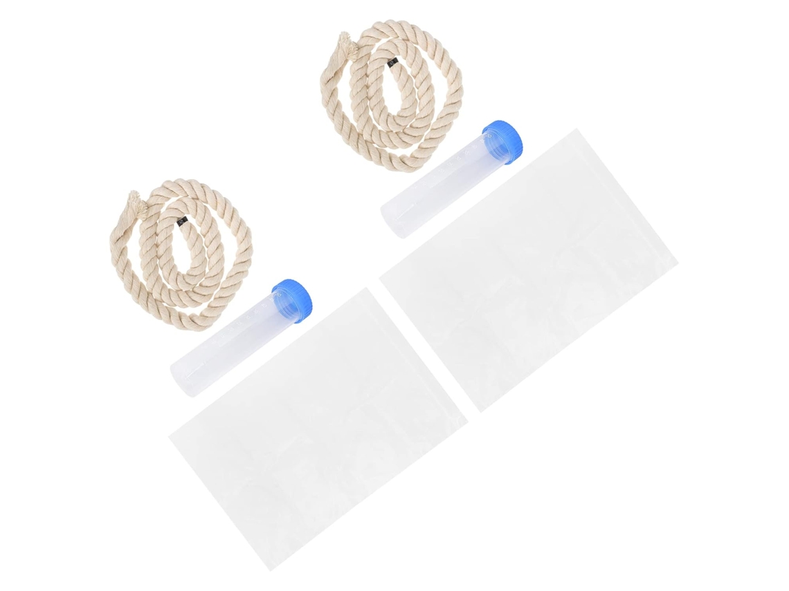 Kit De Coleta De Saliva Com 2 Peças, Incluindo Fio De Algodão E Ferramenta.