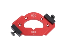 Laxiscreed Template Radius Chamfer Para Esquinas Interiores E Exteriores - Ferramenta De Carpintaria