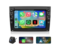 Rádio Automotivo Para Renault Megane Ii 2002-2009 +camera | Android 15 | 4-core | 2gb+64gb | Carplay Sem Fio | Swc