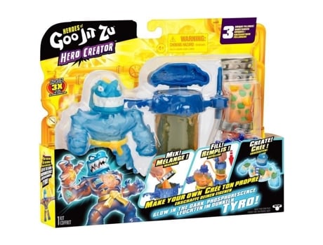 Figurine Herois De Goo Jit Zu Criador Rayon X Tyro 11 Cm Heroes Of Goo Jit Zu