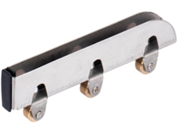 Conjunto De 4 Roldanas Aço Inoxidável Para Portas Vidro Deslizantes Com Roletes Cobre Vitrines E Armários 5mm 8mm