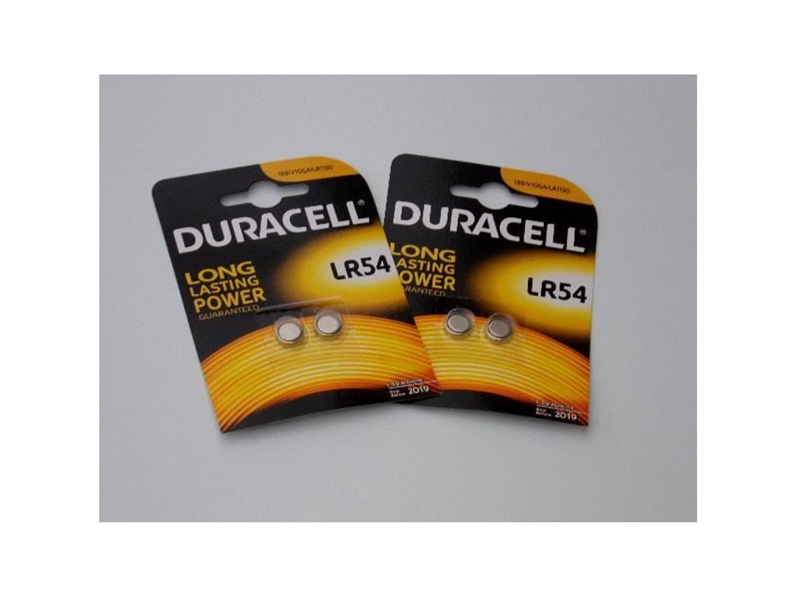 4 Baterias DURACELL Lr54