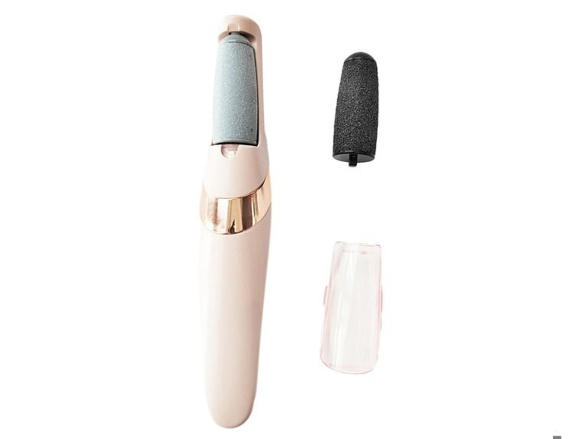 Lixa Elétrica Para Pés Recarregável Via Usb, 2 Velocidades, Luzes de Led, Remove Calos. Aquaforge