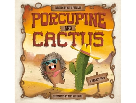 Livro Porcupine and Cactus de Katie Frawley (Inglês - Capa Dura)