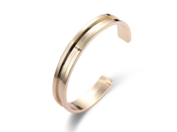 Pulseira De Liga Design Aberto Elegante
