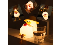 Abajur De Cabeceira Em Forma De Pato Com Tampa, Recarregvel, Para Crianas. Luminria Noturna Fofa De Silicone Macio Em Formato D Aquaforge