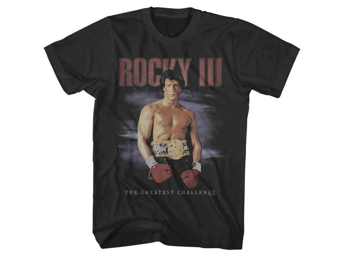 Unisex Adult T-shirt Rockinstone Rocky Faded Background Smoke Sizem