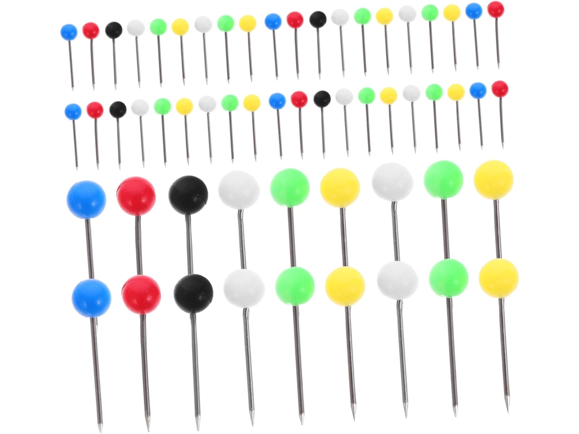 Tehaux 5000 Alfinetes Decorativos Multicoloridos
