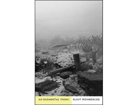 Livro an elemental thing de eliot weinberger (inglês)