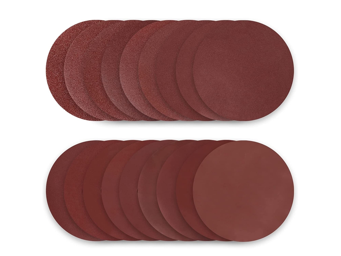 Lixa de 180 mm, pacote com 50 unidades, grãos variados BRILVIBERA