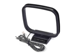 Antena De Loop Am/fm Com Conector De 3 Pinos Para Sistema De Som Receptor Hifi .deco. Aquaforge