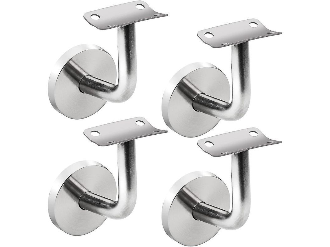 Peças De Suportes De Parapeito De Aço Inoxidável Para Parede, Instalação Fácil, Adequados Para Escadas E Corredores