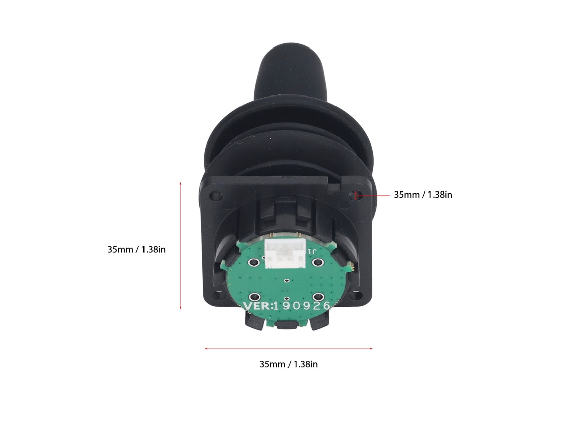 Controlador de cadeira de rodas elétrica de alta precisão com alça e botão de 360°, acessório de 5 V DC