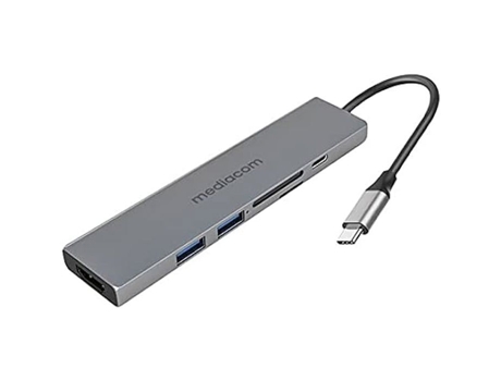 Estação de Acoplamento MEDIACOM Md-C312 Usb-C 3.1 Hdmi