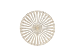 Decoração de Parede HOME ESPRIT Branco Dourado Neoclássico 91 x 3 x 91 cm