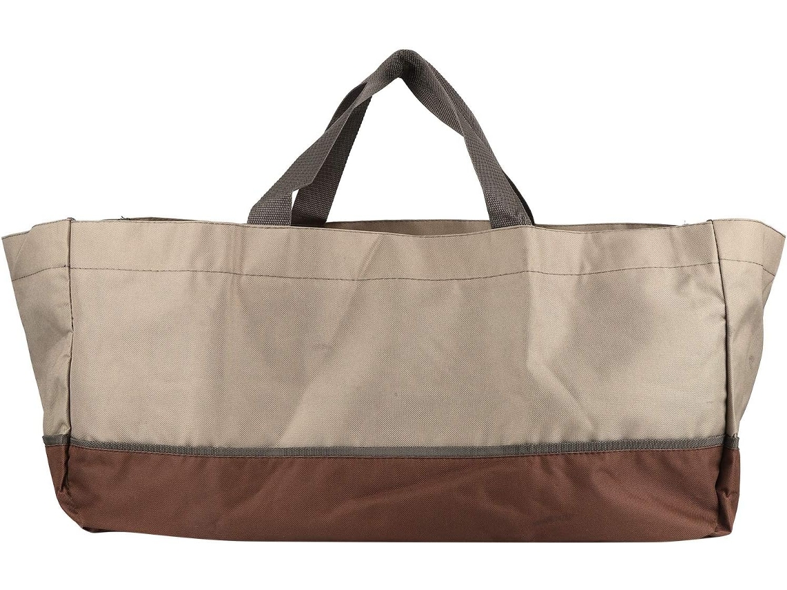Saco de Lona para Armazenamento de Lenha, Bolsa para Transporte de Lenha, Sacola Extra Grande e Resistente para Lenha BRILVIBERA