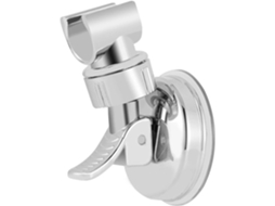 Lurelia Suporte Ventosa Para Chuveiro Abs 7 Cm Rotação 360º Sem Furação