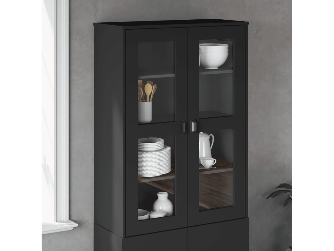 Vidaxl Topo De Aparador Viken Derivados De Madeira Preto
