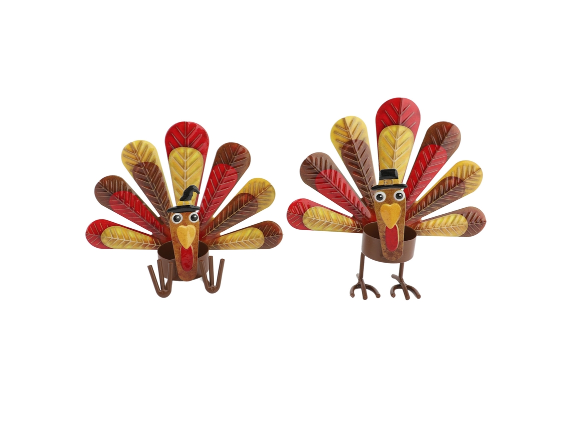 Laxiscreed Castiromos Decorativos Para Jantar De Ação De Graças Com Pomba, Linda E Versátil