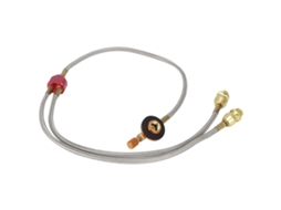 Adaptador Mangueira Fogão Camping G1/8 Dn6 2 Queimadores
