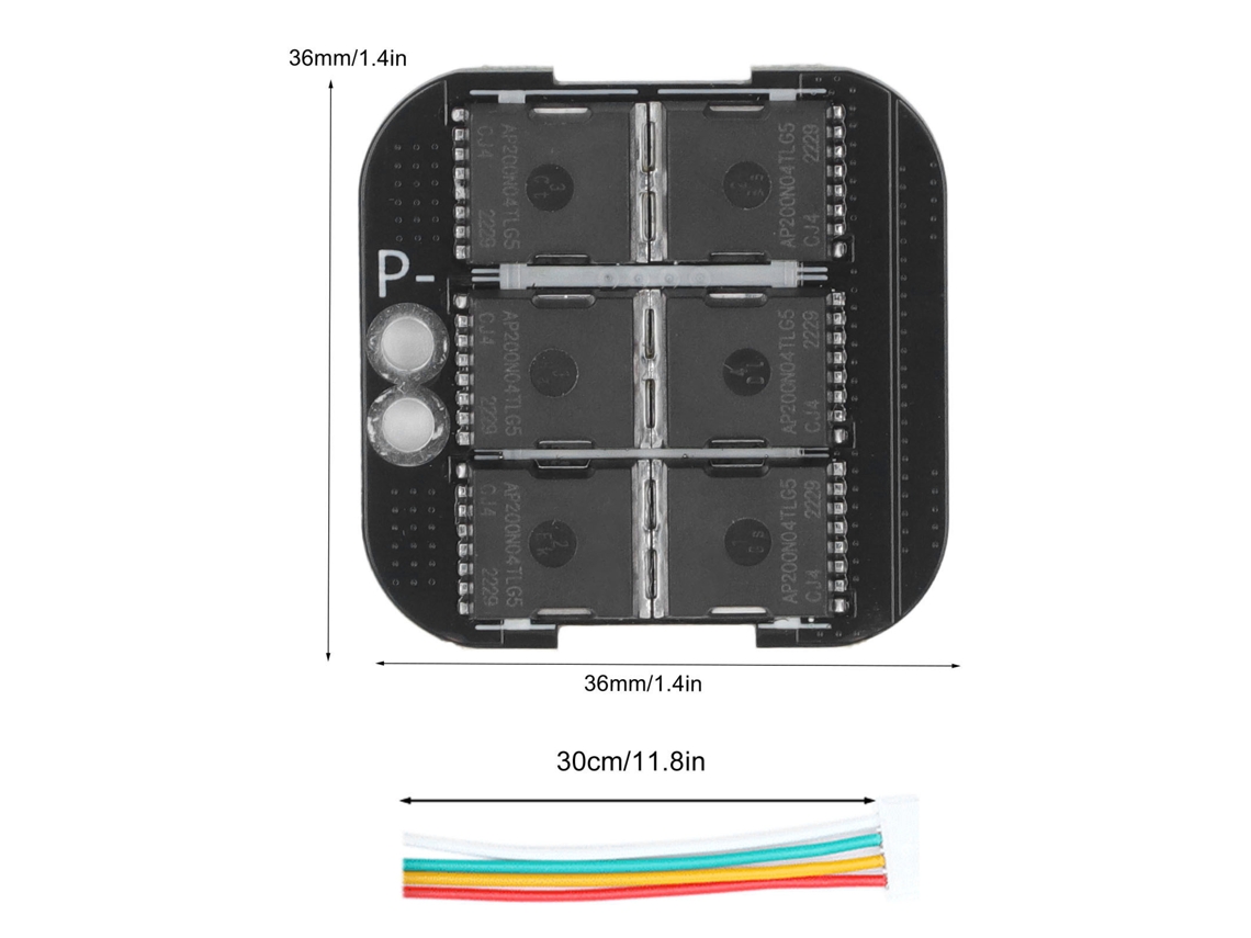 Laxiscreed Placa De Proteção Para Bateria De Lítio Com Equalização Ativa 50a 3s/4s